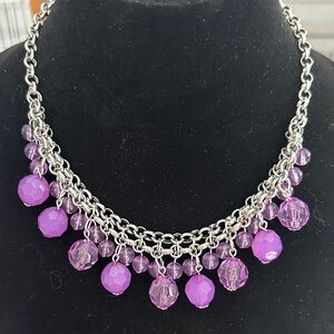 👑Elegant Purple Cha cha Necklace